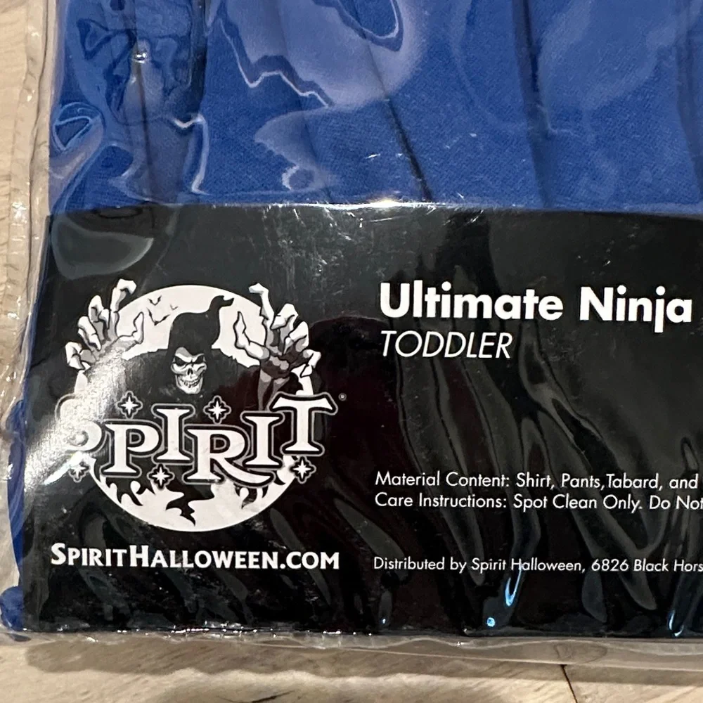 Spirit Ninja Kids Costume - Blue and Black